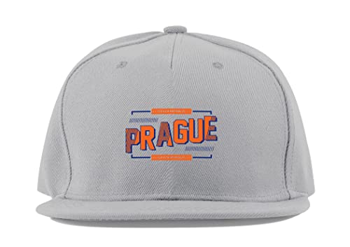 Casquette Prague anti-transpiration en coton à visière plate pour éviter la chaleur