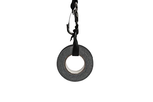 Cindy'S Tape LE Mini Pocket Real Gaffers Tape Small Roll Fabric Tape Natural Rubber 1 Inch X 11 Yards -Pack Of 4 Rolls Black,13 Mils Thickness Heavy Duty,Strong Tough Compact Lightweight, thumb #2