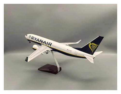 Modelo de avión Ryanair B737-800 escala 1:85 diecast de colección en resina 5