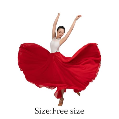 Jupe longue femmes 720 degrés pour costume de danse du ventre