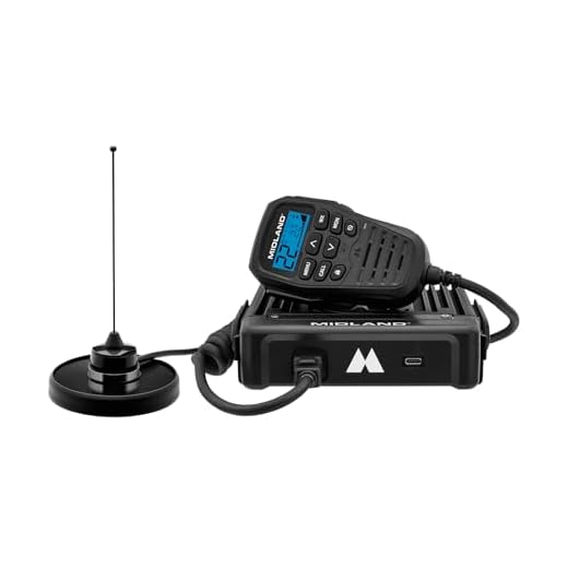 Midland - MXT575 Micromobile - 50 Watt GMRS Radio - Two Way Radio - NOAA Weather Scan & Alert - 15 High Power GMRS Channels - Fully Integrated Control Mic