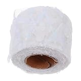 COHEALI 1 Rollo cinta de tul arpillera juguetes adornos artesanales cinta de raso para envolver arco coleteros scrunchies cinta artesanal de costura cinta de gasa delgada poliéster