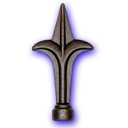 👉️ Fer de Lance de fabrication Italienne 🇮🇹 La nostra azienda offre solo pezzi di qualità ⬆️ Tutti i nostri ferri possono essere installati su solide recinzioni traforate in metallo in ferro battuto o in stile moderno perfetto supporto stabile 👨‍🔧De più questo punto ha una finitura dura garantita e può venire in decorazione murale. Vi offriamo quindi un pacchetto completo 🏅Accessorio che può essere installato anche in un cancello, muro, mobile, pilastri adatti👌