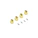 Mesimsple Brass TRX4M Wheel Hex Hub for TRX4M 1/18 RC Crawler