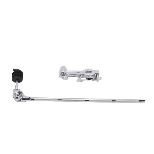 Keenso Soporte para Platillo, Brazo Abrazadera Ajustable de Metal para Batería con Perilla Reforzada para Principiantes y Niños