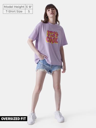 Image of The Souled Store Official Looney Tunes: Stay Cool Women Oversized T-Shirts