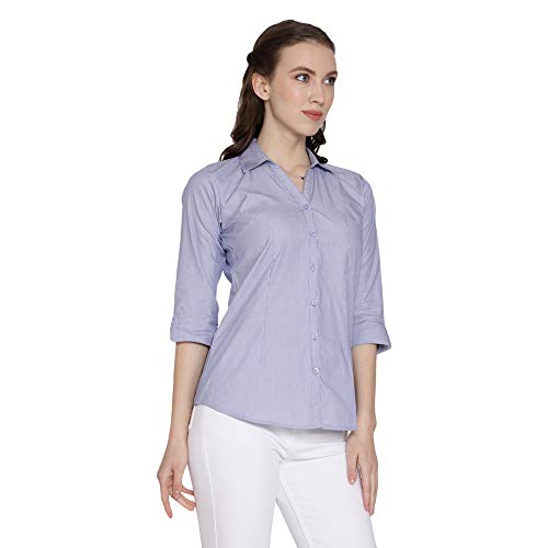 Image of Blue RoninWomen Stylish Western Official Formal Shirts for Women Regular fit Shirts for Women