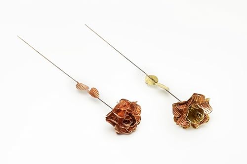 Handmade Copper Rose in Elegant Vase | Timeless Anniversary Gift for Lasting Love - Image 2