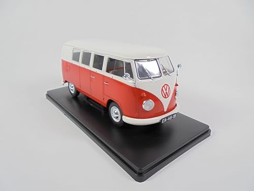 OPO 10 - Modelo de coche escala 1:24 compatible Volkswagen Combi T1 miniatura 5