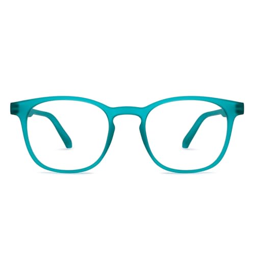 Image of HUSTLR Lenskart | Zero Power Bluecut & Antiglare Computer Eyeglasses | Full Rim Square Shape | As Seen On Shark Tank | For Men & Women | Medium | LB E14058-W