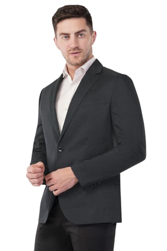 Image of SaintX Men's Formal Blazer | Fully Lined | Slim Fit | Professional Jacket | Premium Business Formal Suit | Office | Wedding | All Purpose