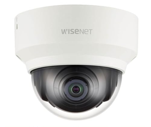 HANWHA | XND-6010 | 2MP Indoor Network Dome Camera, Built-in 2.4mm Fixed Lens, RJ45 Connection