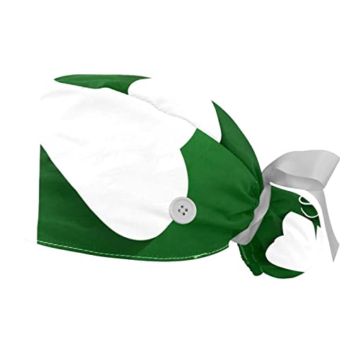 Casquettes de travail respirantes JDEZ avec motif trèfle pour un confort anti-transpiration