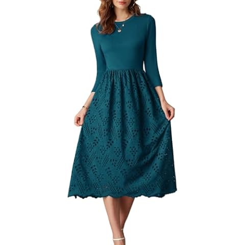 GRACE KARIN Eyelet A-Line Dress Cover