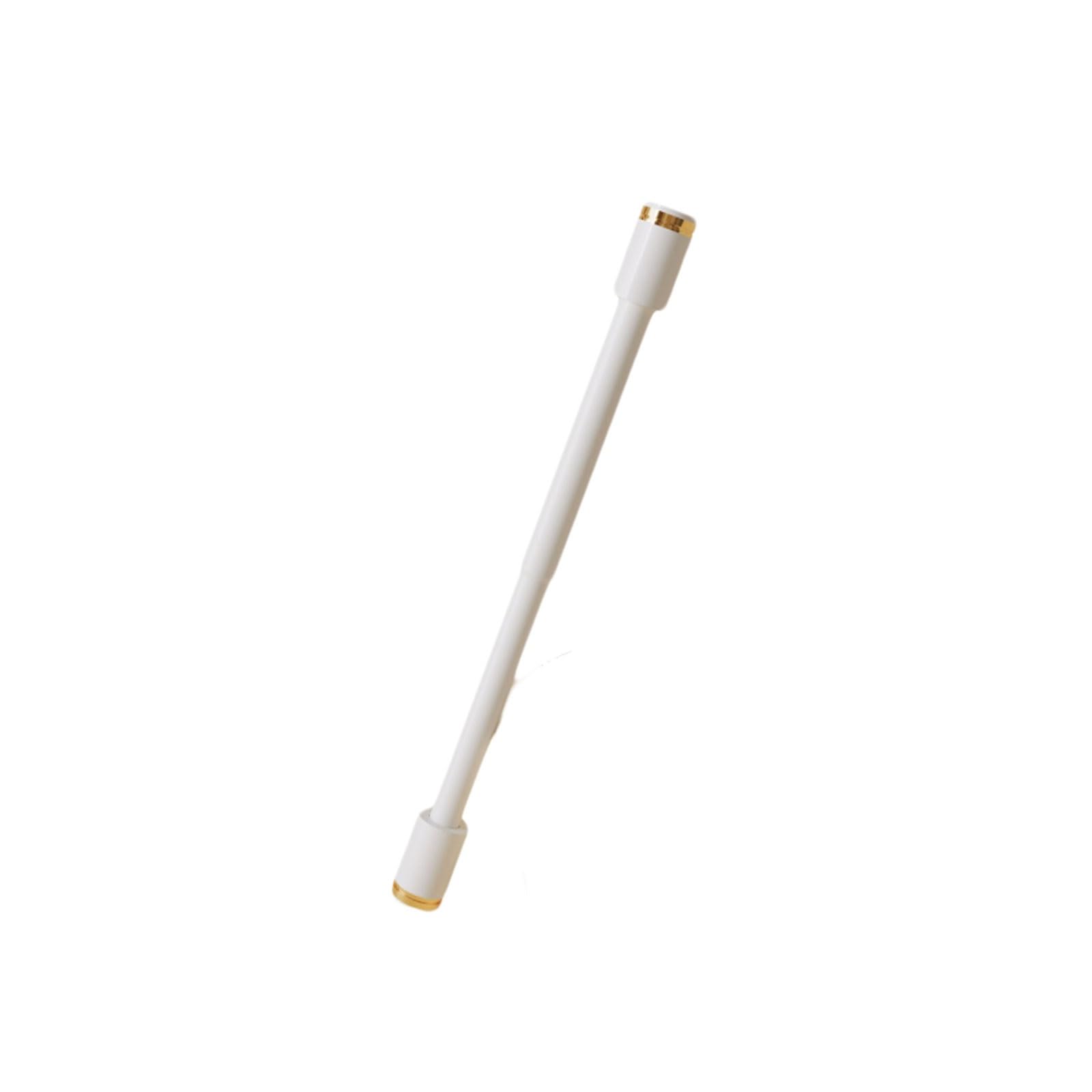 Adjustable Titanium Steel Shower Curtain Rod Retractable Clothes Drying Pole And Curtain Pole Easy To Install Without Drilling stable(Wei�,152-240cm)