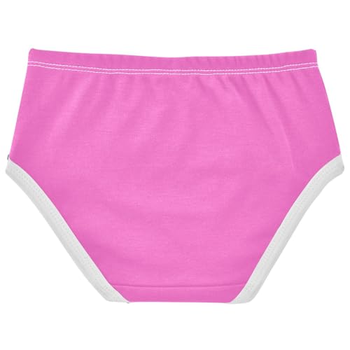 Joisal Rose Pink Toddler Girls Underwear 2t Cotton Panties Little Girl Fun Undies Kids Briefs2