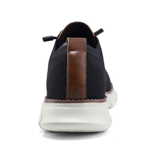 Image of Wearbreeze Men's Business Casual Oxford Sneakers - Lightweight Lace-Up Dress Shoes for Work, Travel & Daily Commute