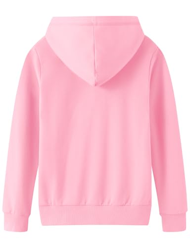 Image of Spring&Gege Boys Zip up Hoodie Soft Solid Classic Full Zip Hooded Sweatshirts for Kids (3-14 Years)