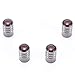 TK-KLZ 5Pcs Chrome STi Logo Car Tire Valve Stem Caps for Subaru Tech International BRZ Outback Forester Subaru XV Legacy Impreza WRX STi Decorative Accessory