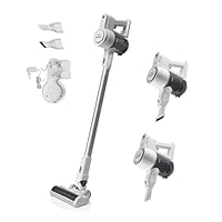 Hisense HVC6133W, Scopa Elettrica Senza Fili 2in1, Aspirapolvere Senza Sacco, Batteria 21,6 V,...