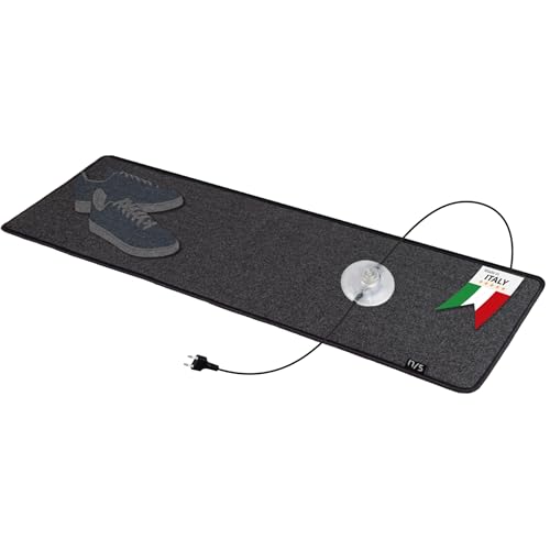 17/5 Heizteppich 35x110cm 100Watt Schwarz/Anthrazit - Fußheizung Heizmatte Fußbodenheizung im Wohnwagen Wohnmobil Camper 230V