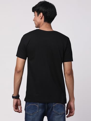 Image of ADRO Men's Royal Bike Design Printed 100% Cotton T-Shirt - Regular Fit, Printed T-Shirts for Men