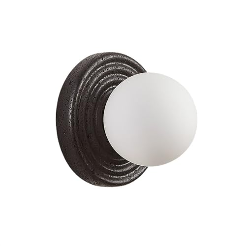 Lámpara de pared de cristal de piedra con luz LED para pasillo y salón
