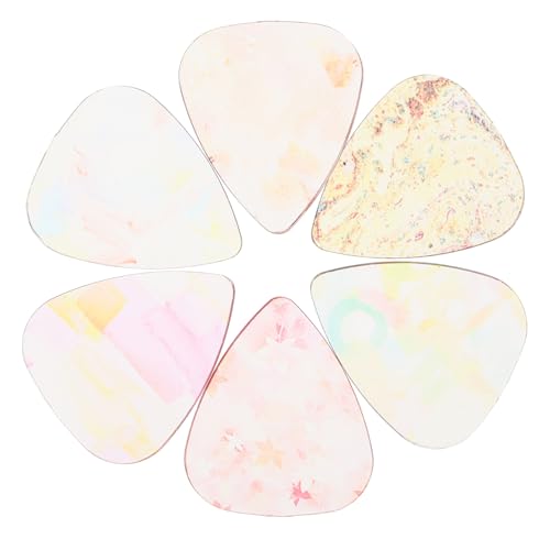 Abaodam 6個 ギターピック チューナー エレキギター アコースティックギター用カポ ギターケース guitar pick ずーん 低音ピック ギターフィンガーピック プラスチック