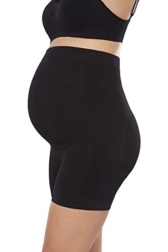 Bermuda Gestante, Plié, Feminino, Preto, P