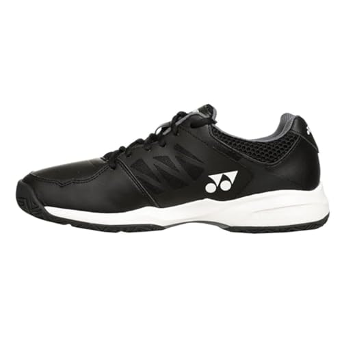 Image of YONEX Lumio 3 Power Cushion Tennis Shoes, Black, Lightweight All-Court with Shock Absorption and Durable Grip