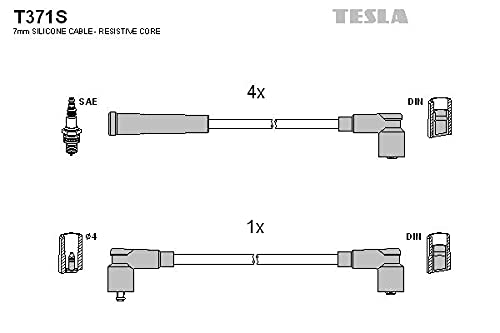 Tesla T371S Kit cavi accensione