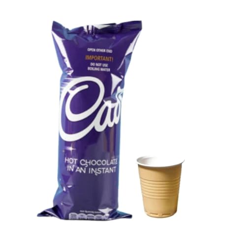 Katsy Style Instant Hot Chocolate Mix | Creamy Cocoa Powder | 7 Cups Ready Drink Sachets | Easy to Prepare | Rich Chocolate Beverage for Home Office & Travel