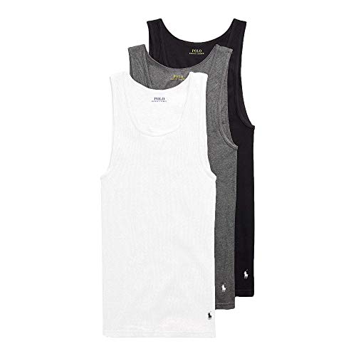 Image of Polo Ralph Lauren Mens Classic Fit Cotton Tanks 3-Packs