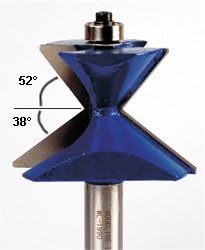 Woodline WL-1990 Molding Bevel Cutter for Use with Wide Crown Molding Router Bits