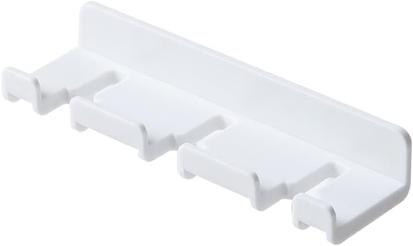 Multifunctional Toothbrush Holder Wall-Mounted Toothbrush Holder Waterproof Hook Bathroom Supplies(C)