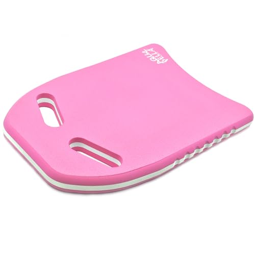 Aquapella Pro Advanced Swimming Kickboard - One Size Fits All - A Great Training Aid for Children and Adults (Pink)