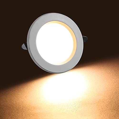 GSYFDZSWZX Fengyan Landschapsverlichting LED Spotverlichting LED Downlight 5W 9W 12W 18W Rond Inbouw Lamp 220 V 230V 240 V LED Lamp Slaapkamer Keuken Indoor Wit/Zwart LED Straatlamp photo 2