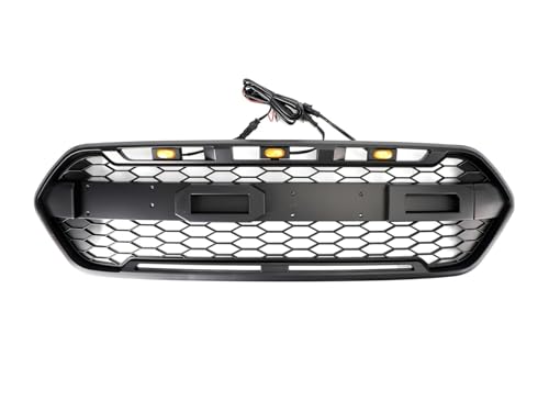 Voorbumpergrille Voor Ford Voor Transit Voor Custom 2018-2023 Artudatech Matte Black Front Bumper Grille Auto-accessoires