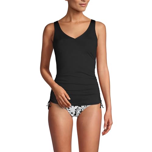 Lands' End Chlorine Resistant Underwire Tankini Swimsuit Top4
