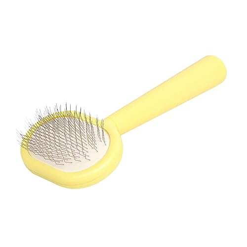 Parliky Pet Cleaning Comb Long-handled Cat Comb Cat Grooming Brush Slicker Brush for Grip Hair Removal