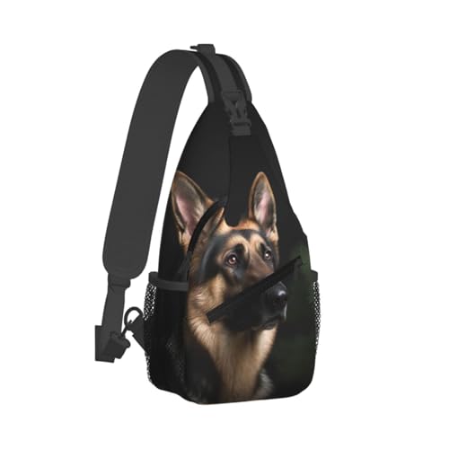 Morrales Sling German Shepherd para senderismo y uso diario miniatura 1