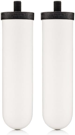 British Berkefeld Sistema de filtro de agua con carbón activado - Cartucho de filtro de gravedad cerámico Ultra Sterasyl de 7' reduce los contaminantes 8674 (Nuevo paquete de 2)
