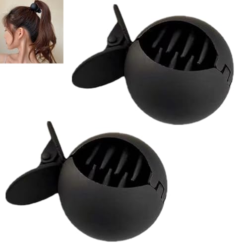 2 Pack Pony Tail Clip Creative Fish Claw Clip Korean Style Hair Clamp Nonslip Fish Hairpin for Women Hair Accessories