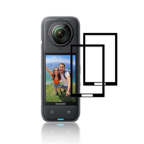 【2枚セット 国産旭硝子素材】対応 Insta360 X4 フィルム Insta360 X4 ガラスフィルム ガラス 液晶保護フィルム 強化フィルム 高感度 硬度9H 指紋防止 気泡防止 高透過率