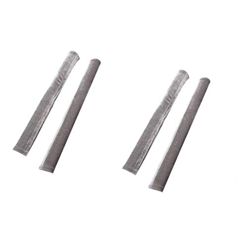 JYC/Amazon.Top100 | Two Pairs of Refrigerator Handle Cover Kitchen Utensils Refrigerator Cover (Gray)