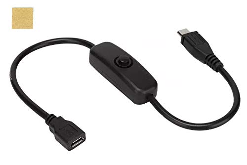 Amazon.co.jp: Cable Factory 【 ON/OFF スイッチ付 MicroUSB