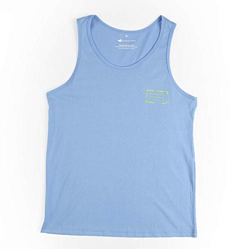 Southern Marsh Authentic - Tank, Breaker Blue with Lime, X-Small
