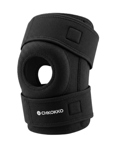 Image of CHKOKKO Premium Knee Cap for women men pain relief | knee support for men gym No Allergic Effect On Skin | Open Patella with Dual Stabilizers | Knee support for gym Arthritis Running Physical Activities | Universal Fit, 1 Piece (Not A Pair)