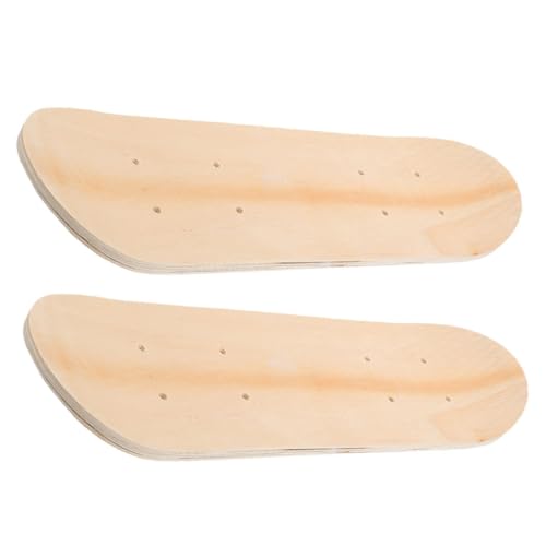 Toddmomy DIY Skateboard Parts 2pcs Wood Skateboard Deck Blank for Graffiti 23.6 Inches Boys and Girls Creative