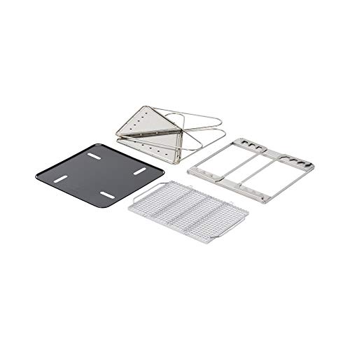 Snow Peak Takibi Fire and Grill, ST-032SET, Made in Japan, Stainless Steel, Lifetime Product Guarantee - Thumbnail 6